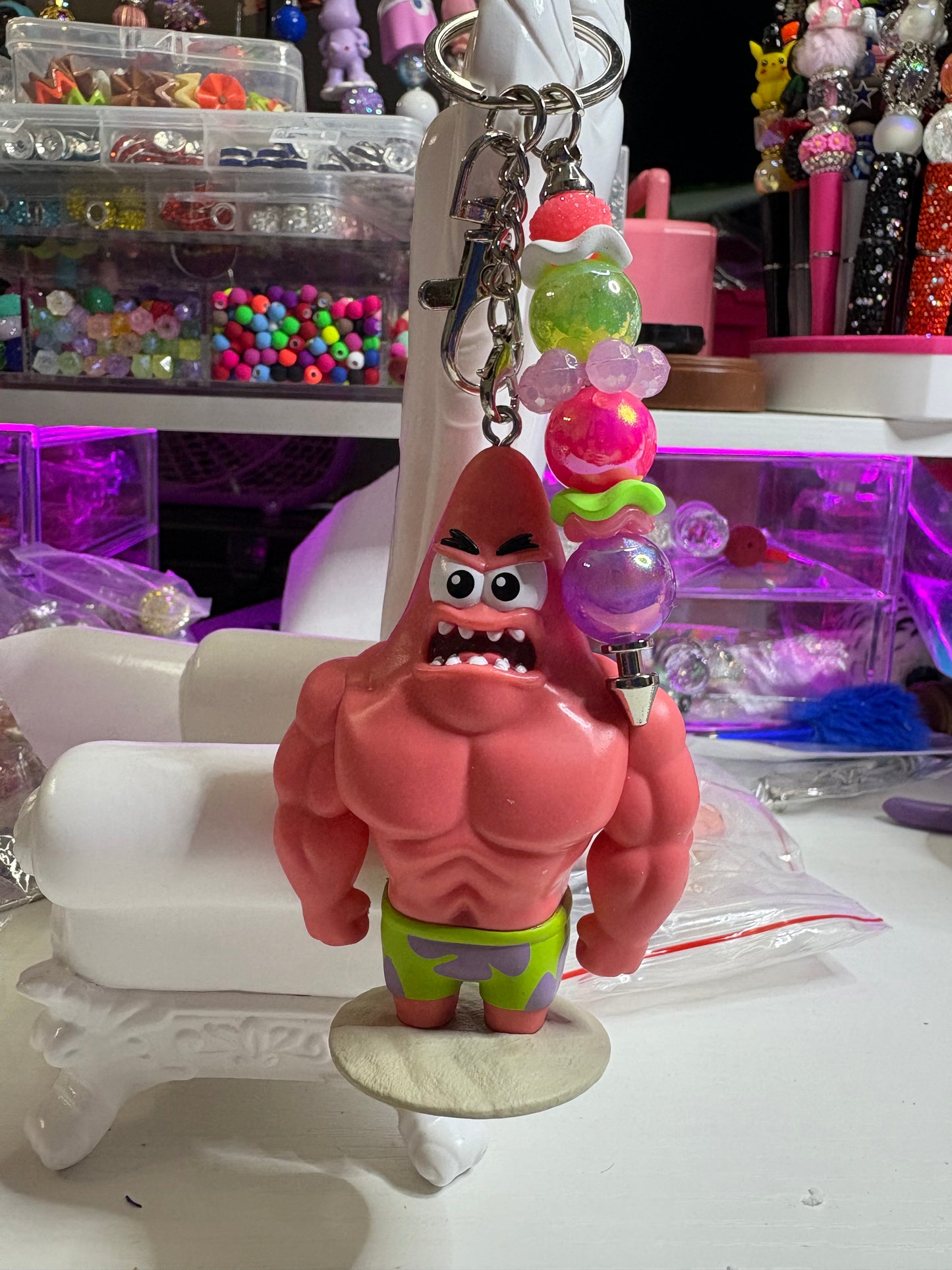 Swole Patrick Keychain