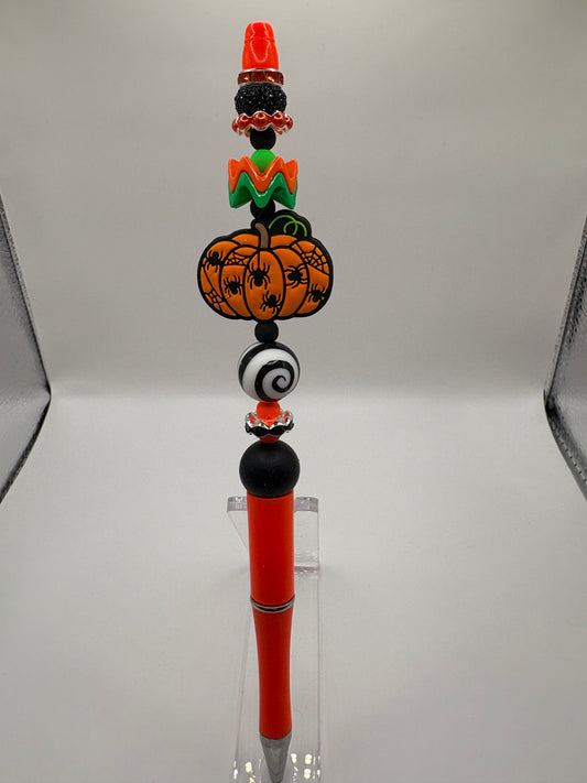 Orange Ghost Pumpkin Extended Pen