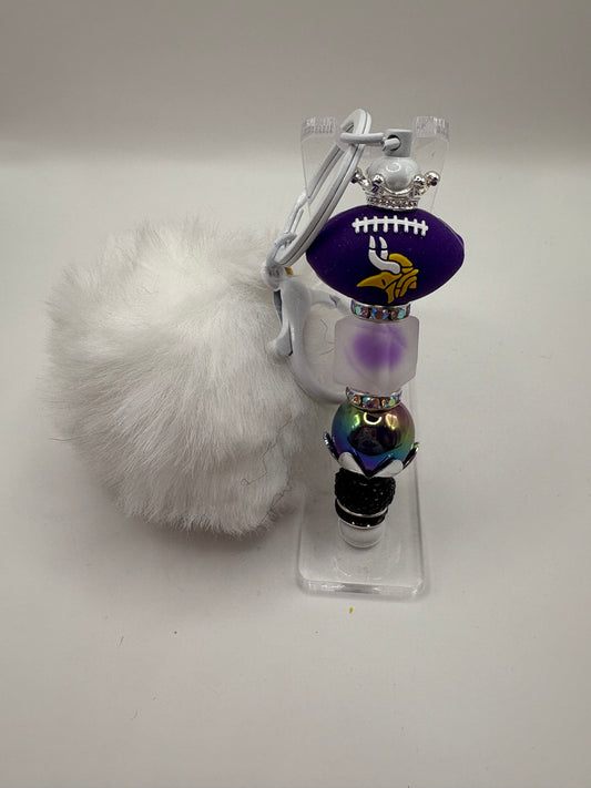 Skol & Sparkle: Minnesota Vikings Keychain