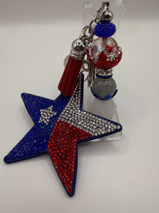 The Sparkle Star State Keychain