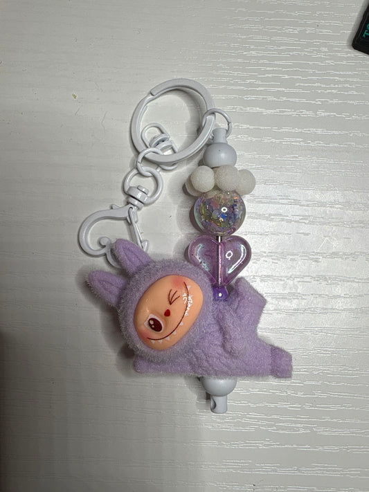 Namaste Monsters Keychain