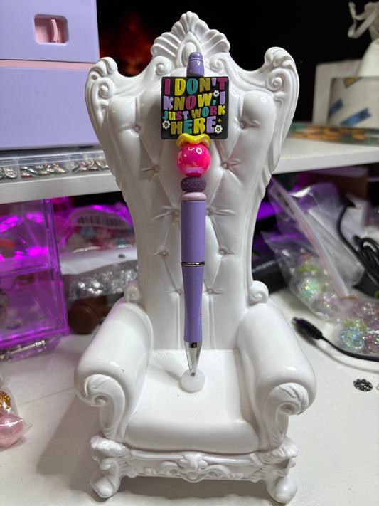 Purple I Don’t Know, I Just Work Here