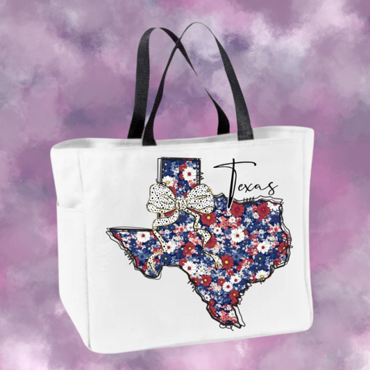 Texas Floral Tote