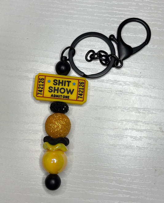 Admit One: Sh!t Show Keychain